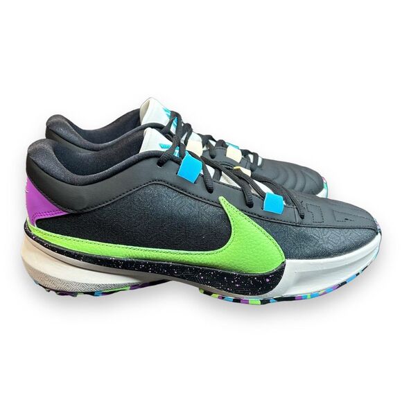 Nike Zoom Freak 5 Basketball Shoes DX4985 002 Black Giannis Men's Size 7.5 - Picture 4 of 9